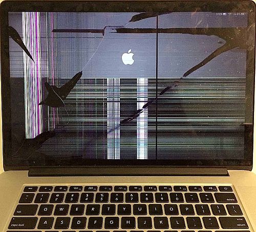 macbook broken lcd replacement